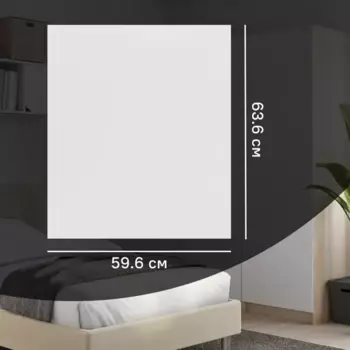 Дверь для шкафа Лион 59.6x63.6x1.6 см ЛДСП цвет белый