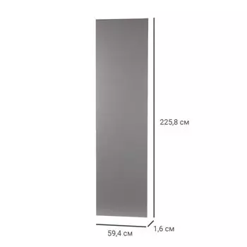 Дверь для шкафа Лион 60х225.8х1.6 см цвет графит