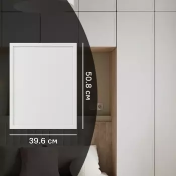 Дверь для шкафа Лион Амьен 39.6x50.8x1.6 см МДФ цвет белый