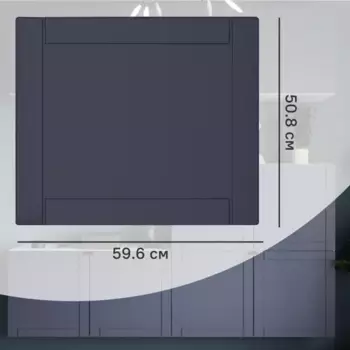 Дверь для шкафа Лион Байонна 59.6x50.8x1.9 см МДФ цвет индиго