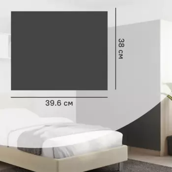 Дверь для шкафа Лион София грей 39.6x38x1.8 см ЛДСП цвет серый