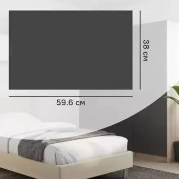 Дверь для шкафа Лион София грей 59.6x38x1.8 см ЛДСП цвет серый