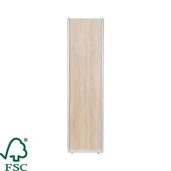 Дверь-купе SPACEO 2455x604 мм высота проема 2500 мм ЛДСП цвет дуб сонома/матовое серебро широкий профиль