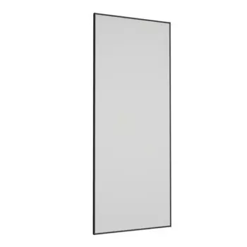 Дверь-купе 255.5x90.4 см МДФ цвет кашемир/черный узкий профиль