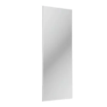 Дверь-купе 255.5x90.4 см зеркало матовое цвет белый узкий профиль