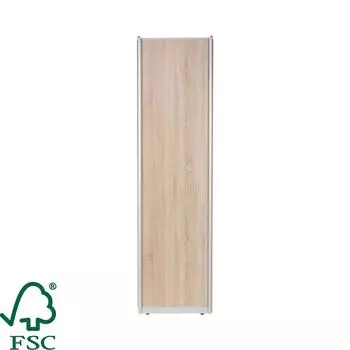 Дверь-купе SPACEO 2255x804 мм высота проема 2300 мм ЛДСП цвет дуб сонома/матовое серебро широкий профиль