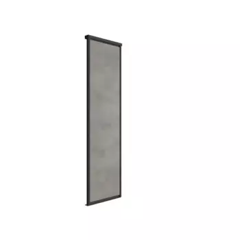 Дверь-купе SPACEO 60.4x245.5 см ЛДСП цвет бетон/черный широкий профиль