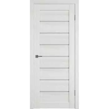 Дверь межкомнатная Альфа 24 остекленная ПВХ ламинация цвет дуб беленый 70x200 см