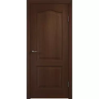 Дверь межкомнатная глухая Антик 90x200 см ПВХ цвет итальянский орех без замка, без петель