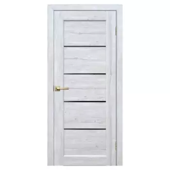 Дверь межкомнатная глухая Artens Брио 80x200 см ПВХ цвет сосна тоскана с замком и петлями