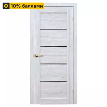 Дверь межкомнатная глухая Artens Брио 90x200 см ПВХ цвет сосна тоскана с замком и петлями