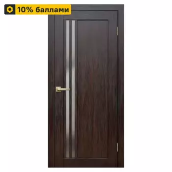 Дверь межкомнатная глухая Artens Дукато 60x200 см Hardflex цвет акация с замком и петлями