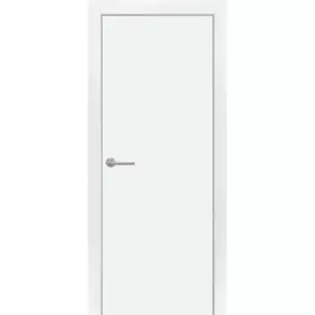 Дверь межкомнатная глухая без замка и петель в комплекте 70x200 см финиш-бумага цвет белый