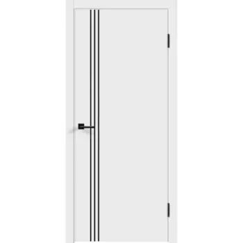 Дверь межкомнатная глухая Бланка М3 90x200 см эмаль белый без замка и петель