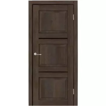 Дверь межкомнатная глухая Гранде 70x200 см CPL цвет дуб соубери с замком и петлями