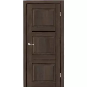 Дверь межкомнатная глухая Гранде 80x200 см CPL цвет дуб соубери с замком и петлями