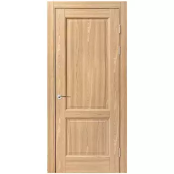 Дверь межкомнатная глухая Эгли 2 60x230 см полипропилен цвет натуральный с замком и петлями