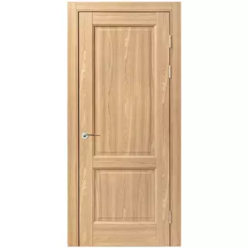 Дверь межкомнатная глухая Эгли 2 90x220 см полипропилен цвет натуральный с замком и петлями