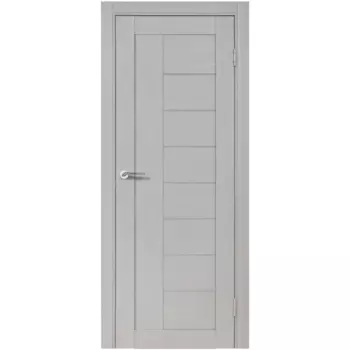 Дверь межкомнатная глухая Легда-29.1 90x200 см Hardflex серый с замком и петлями