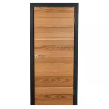 Дверь межкомнатная глухая Loft 60x200 см шпон цвет дуб рустик без замка, без петель