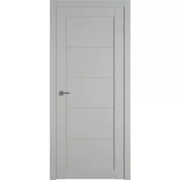 Дверь межкомнатная глухая Мейджик 60x200 см ПВХ цвет сэнд с замком и петлями