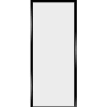 Дверь межкомнатная глухая обратного открывания с замком комплекте Invisible 80x200 см цвет белый