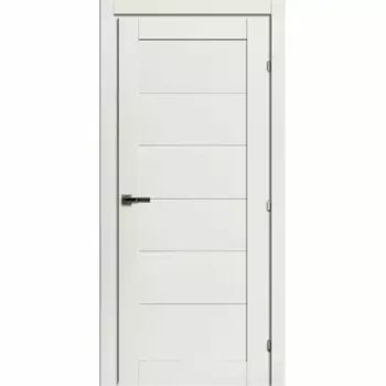 Дверь межкомнатная глухая с замком и петлями в комплекте Люмина 70x200 см CPL ламинация цвет белый