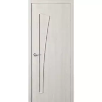 Дверь межкомнатная глухая с замком и петлями в комплекте Белеза 70x200 см HardFlex цвет дуб тернер белый