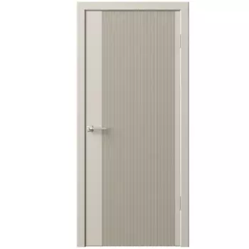 Дверь межкомнатная глухая с замком и петлями в комплекте Синди-5 90x200 см эмаль цвет мокко