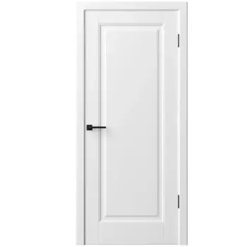 Дверь межкомнатная глухая с замком и петлями в комплекте Прадо-11 90x200 см эмаль цвет белый