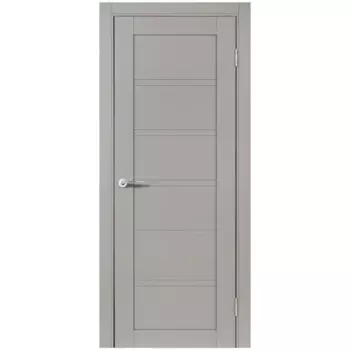 Дверь межкомнатная глухая с замком и петлями в комплекте Легда-28.1 60x200 мм полипропилен цвет дакота вуд