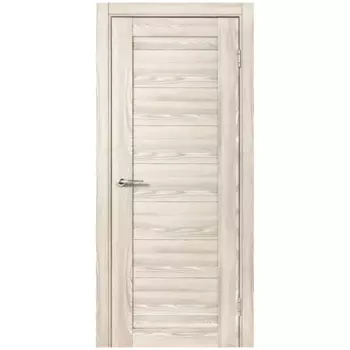 Дверь межкомнатная глухая с замком и петлями в комплекте Верано 60x200 см ПВХ цвет ривьера крем