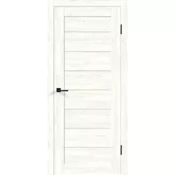 Дверь межкомнатная глухая с замком и петлями в комплекте Кельн 80x200 см HardFlex цвет сосна арктическая