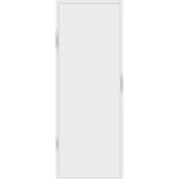 Дверь межкомнатная глухая с замком комплекте Invisible 80x200 см без кромки цвет белый