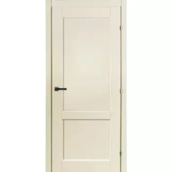 Дверь межкомнатная Катрин Крем глухая CPL ламинация цвет бежевый 70x200 см (с замком и петлями)