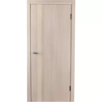 Дверь межкомнатная со стеклом Мирра 80x200 см Hardflex цвет ясень бора с замком и петлями