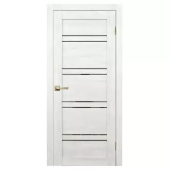 Дверь межкомнатная со стеклом Лайн 1 90x200 см Hardflex цвет дуб тернер без замка, без петель
