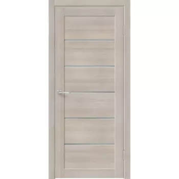 Дверь межкомнатная остекленная без замка и петель в комплекте Ситти 90x200 см финиш-бумага цвет дуб эдисон