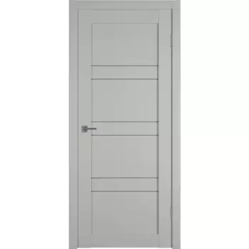 Дверь межкомнатная со стеклом Мейджик 60x200 см ПВХ цвет сэнд с замком и петлями