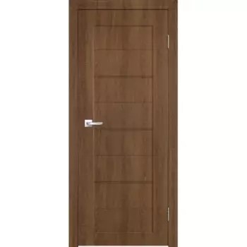 Дверь межкомнатная глухая Тревизо 60x200 см финиш бумага цвет дуб тернер коричневый без замка, без петель