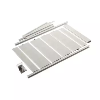 Дверь ПВХ антресольная 50x82 см цвет ясень серый