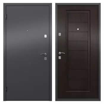 Дверь входная металлическая 95x205 см левая цвет альта дуб