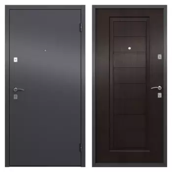 Дверь входная металлическая 95x205 см правая цвет альта дуб