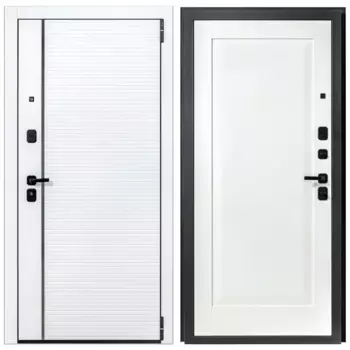 Дверь входная металлическая Альпика 98x205 см правая белая