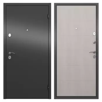 Дверь входная металлическая Берн 860 мм правая цвет белое дерево