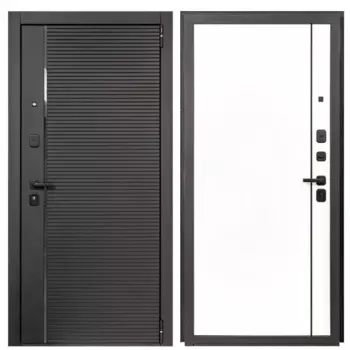 Дверь входная металлическая Борно 56 98x205 см правая белый