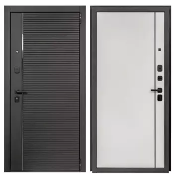 Дверь входная металлическая Борно 56 98x205 см правая серый