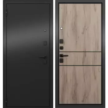 Дверь входная металлическая Брутал 96x205 см левая форест