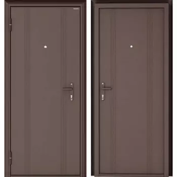 Дверь входная металлическая Doorhan Эко 98x205 см левая цвет антик медь