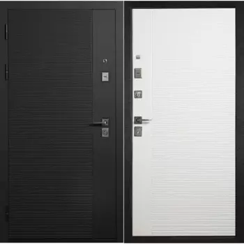 Дверь входная металлическая Форпост 100 96x205 см левая белая